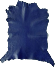 PIEL CABRA CHAGREEN 425 AZUL REAL