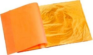 LIBRILLO ORO FINO 80 X 80  25 HOJAS  PAN DE ORO  Limon