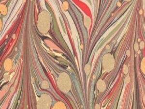 PAPEL GUARDAS GRIEGO ROJO