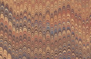 PAPEL GUARDAS PEINADO MARRON