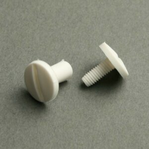 TORNILLO PLASTICO BLANCO ( 35 mm.)