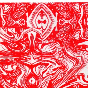 PAPEL GUARDAS LITOGRAFICAS ROJAS